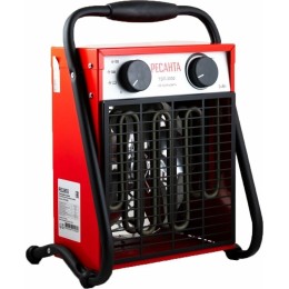 Тепловые пушки Ресанта ТЭП-3000 67/1/2 Тепловая электрическая пушка { квадратная, 220В, вентилятор/1500/3000 Вт, 6,1 кг }